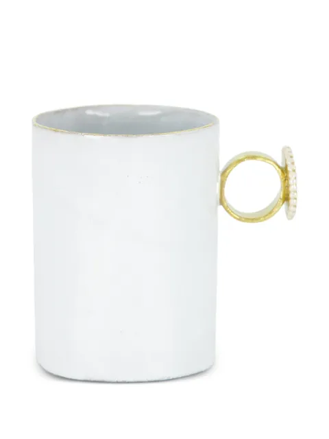 Astier De Villatte Woman's Head Cameo Ring cup