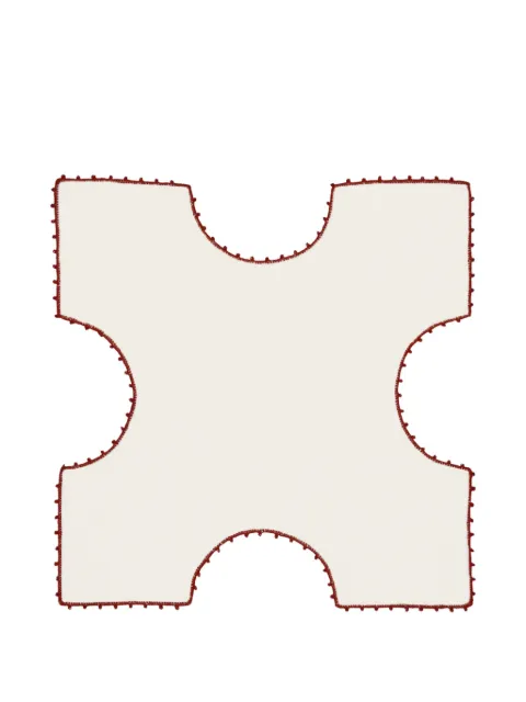 HOUSE OF CAPRICORN Teresa hand-embroidered cloth