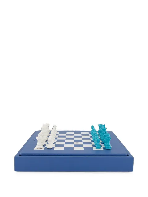 Hector Saxe leather Limoges chess box