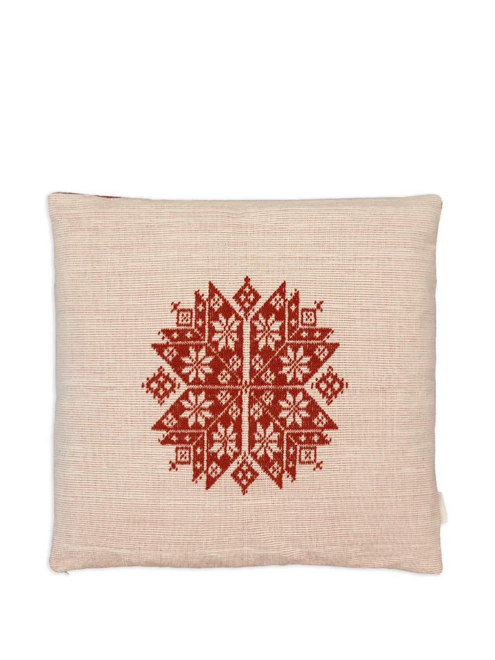 HOUSE OF CAPRICORN Augusta striped cushion - Nude