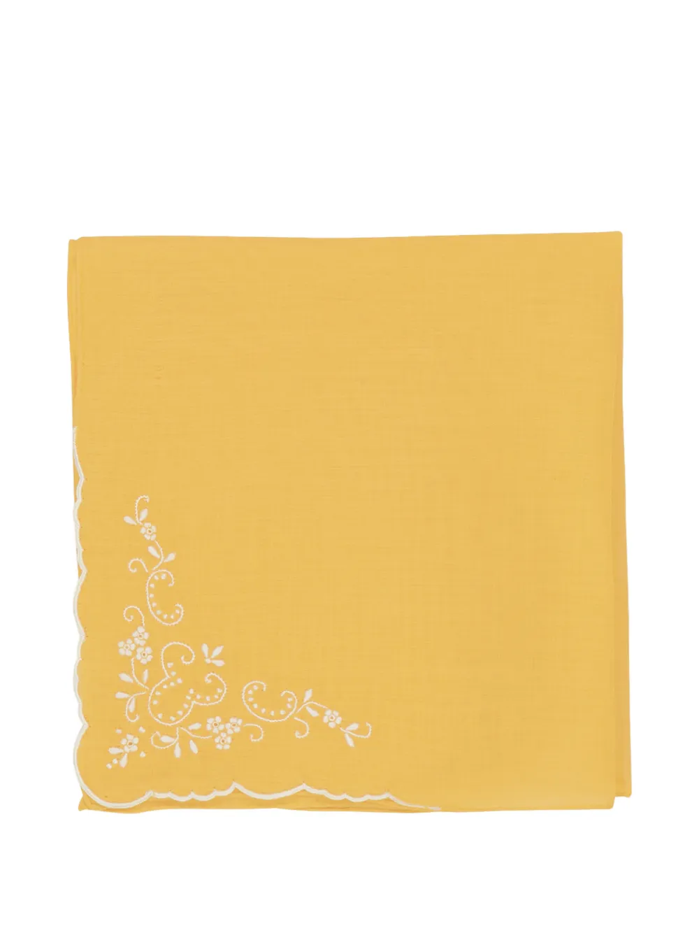 HOUSE OF CAPRICORN Bestickte Serviette - Gelb