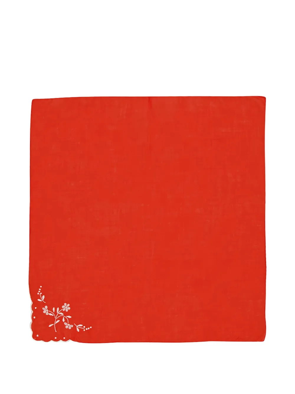 HOUSE OF CAPRICORN Santana Serviette mit Handstickerei - Rot