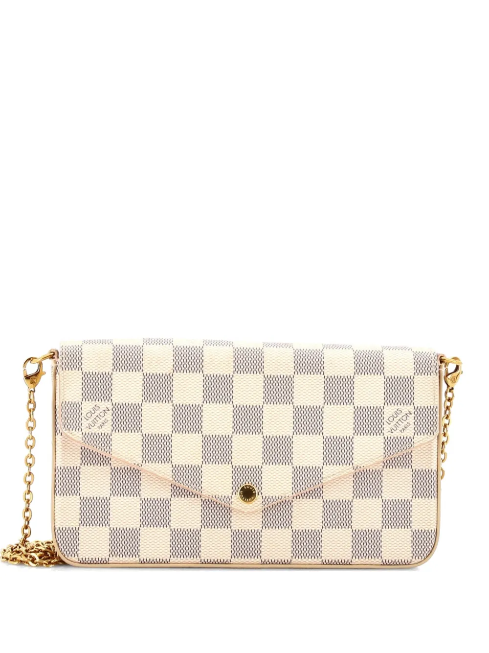 Louis Vuitton Pre-Owned Felicie Pochette Damier crossbody bag - Bianco