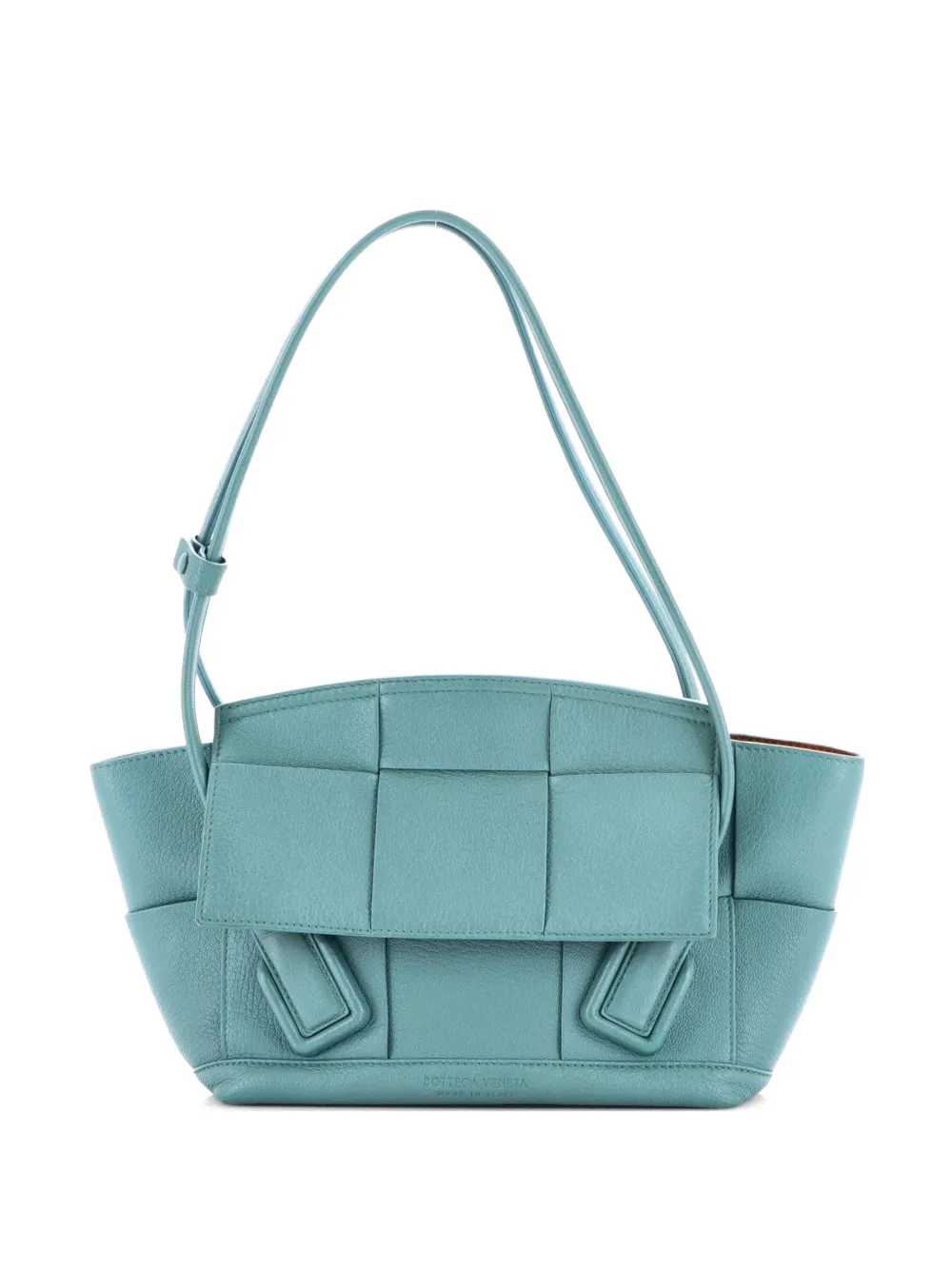 Bottega Veneta Pre-Owned Arco Bag Maxi Intrecciato Leather Small shoulder bag - Verde