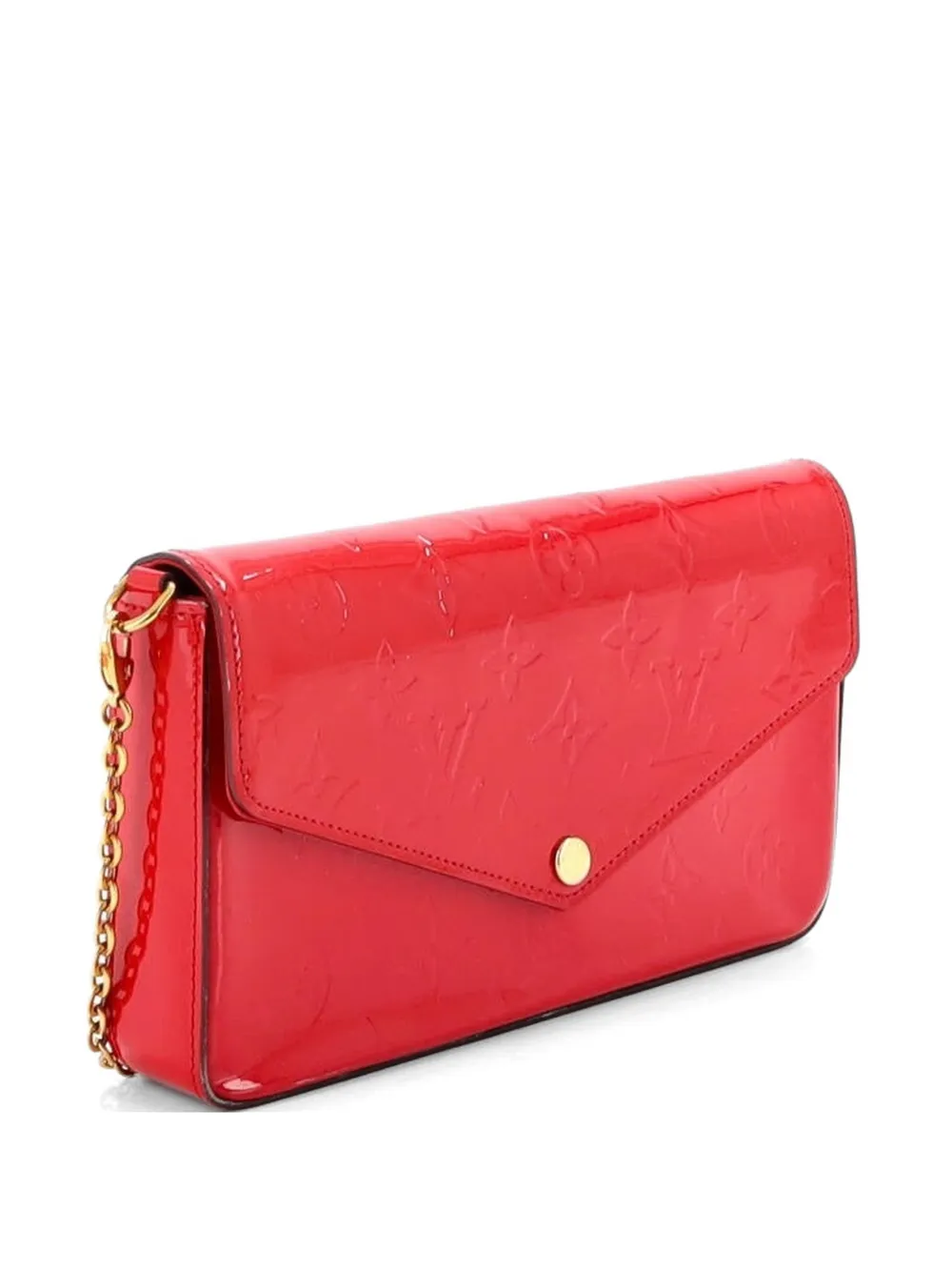 Louis Vuitton Pre-Owned Felicie Pochette Monogram Vernis crossbody bag - Red