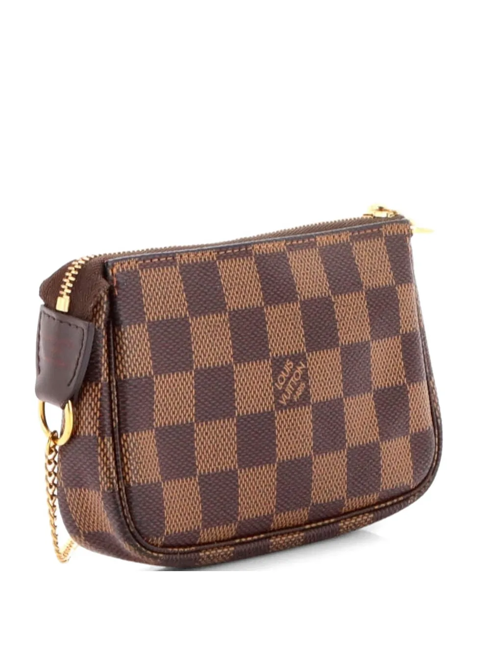 Louis Vuitton Pre-Owned Pochette Accessoires Damier Mini clutch bag - Brown