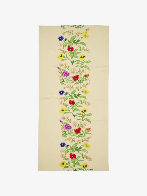 Les-Ottomans mantel con bordado floral
