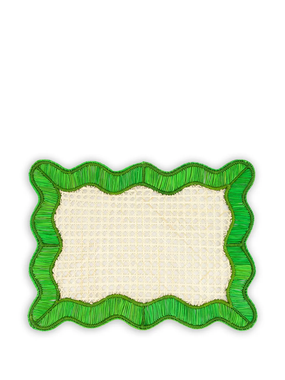 CORO CORA wavy rectangular placemat | Neutrals | Image 1