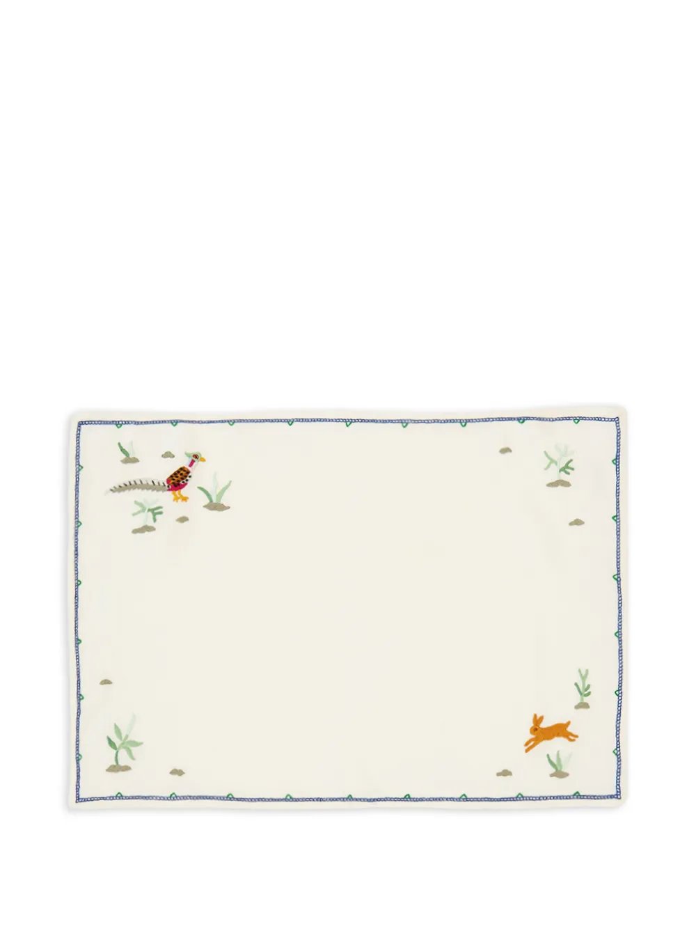 HOUSE OF CAPRICORN Santa Cruz Tischset mit Stickerei - Nude