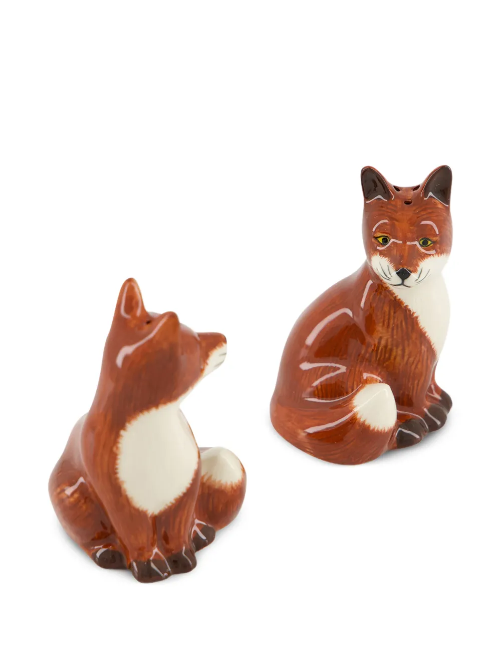 Quail Ceramics Fox Salz- und Pfefferstreuer - Orange
