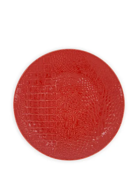 HOUSE OF CAPRICORN Jacaré ceramic dinner plate