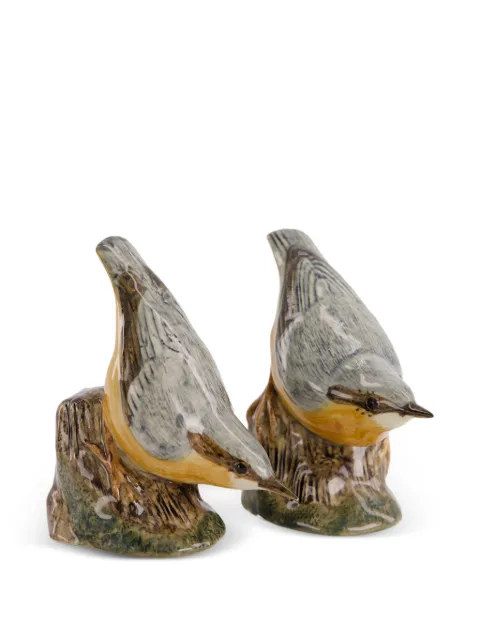 Quail Ceramics Nuthatch figures set