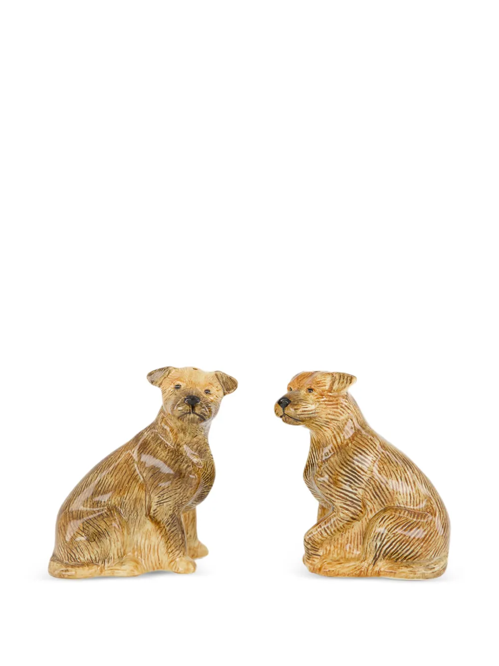 Quail Ceramics Border Terrier Salz- und Pfefferstreuer (2er-Set) - Braun
