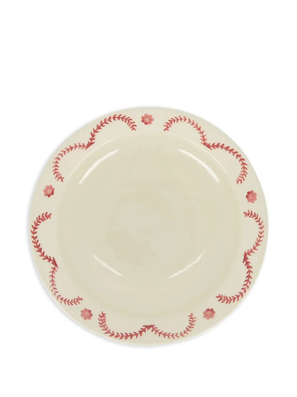 HOUSE OF CAPRICORN floral sandstone plate - Nude