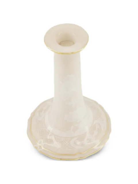 GINORI 1735 Meringa floral-design candle holder
