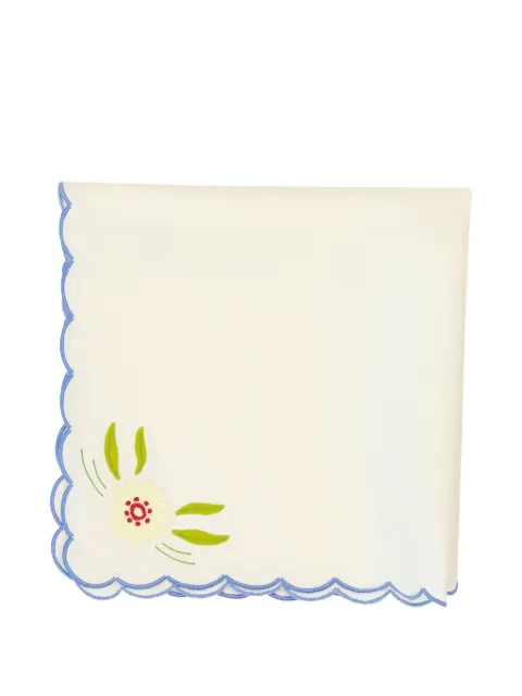 HOUSE OF CAPRICORN Machico embroidery linen napkin