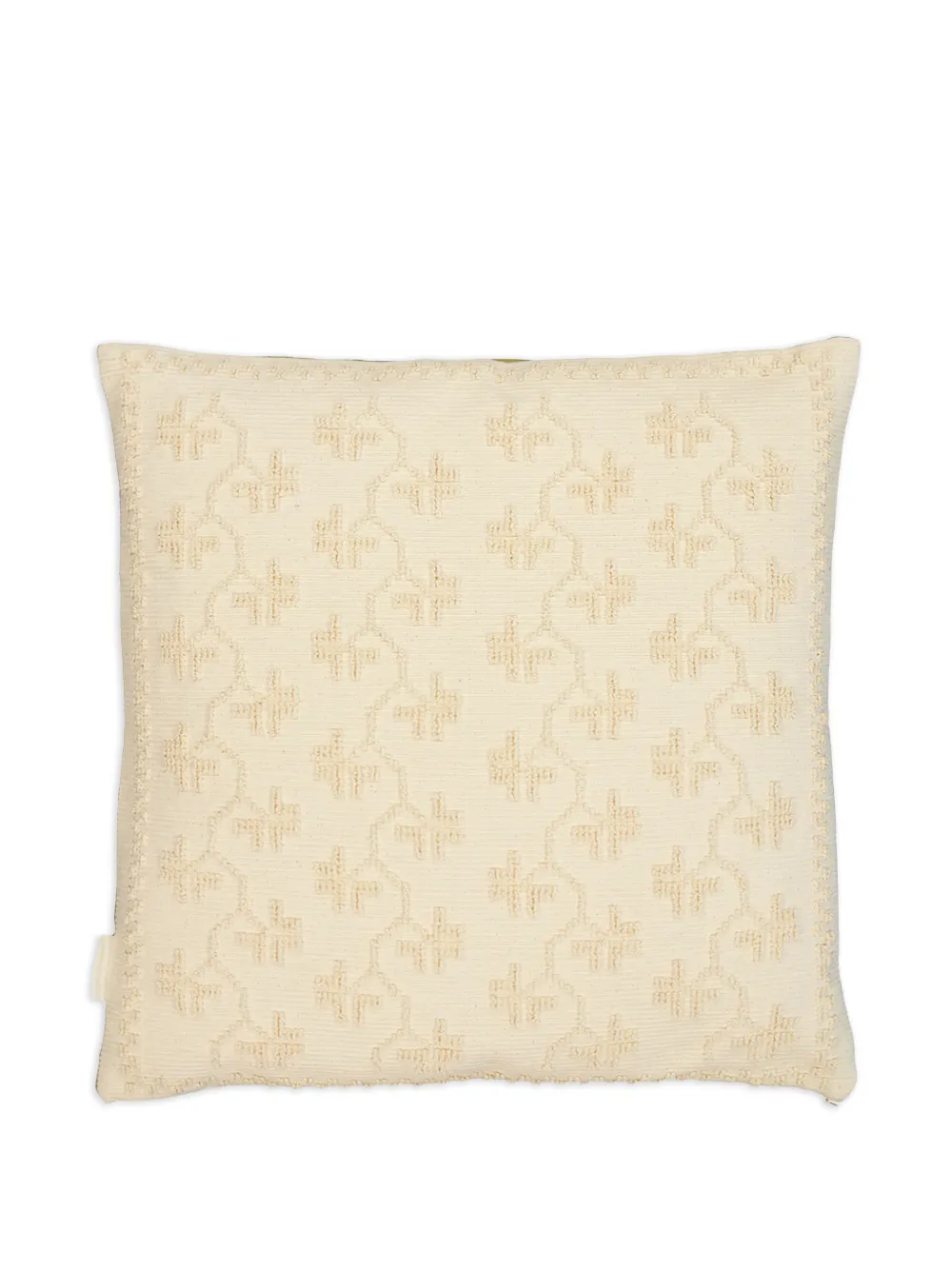 HOUSE OF CAPRICORN Mafalda stripes cotton cushion - Nude