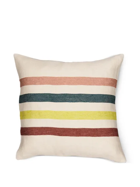 LIBECO The Belgian Lake striped decorative pillow