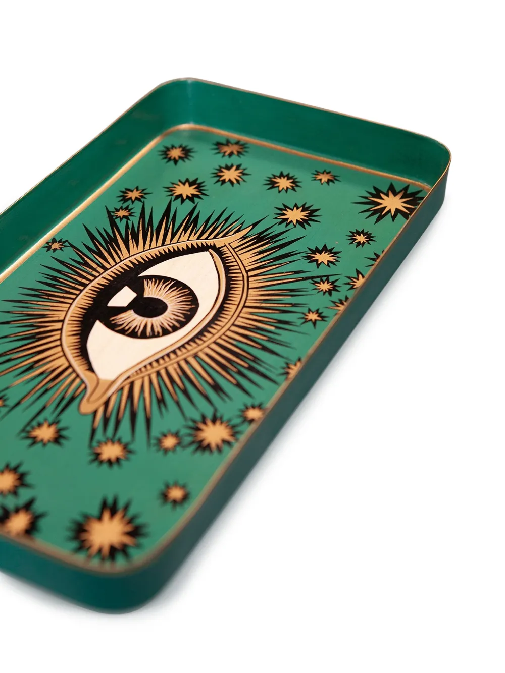  Les-ottomans Eye Star-motif Tray - Green 