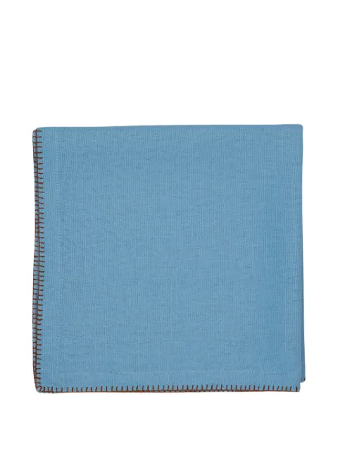 HOUSE OF CAPRICORN embroidered linen napkin