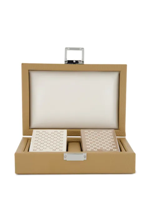 Hector Saxe leather cards set
