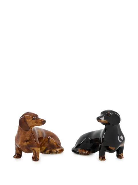 Quail Ceramics dachshund 盐罐与胡椒罐（两件装）