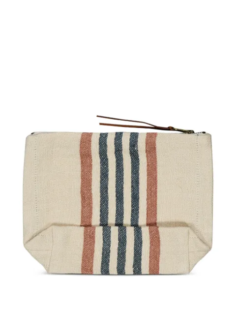 LIBECO striped pouch