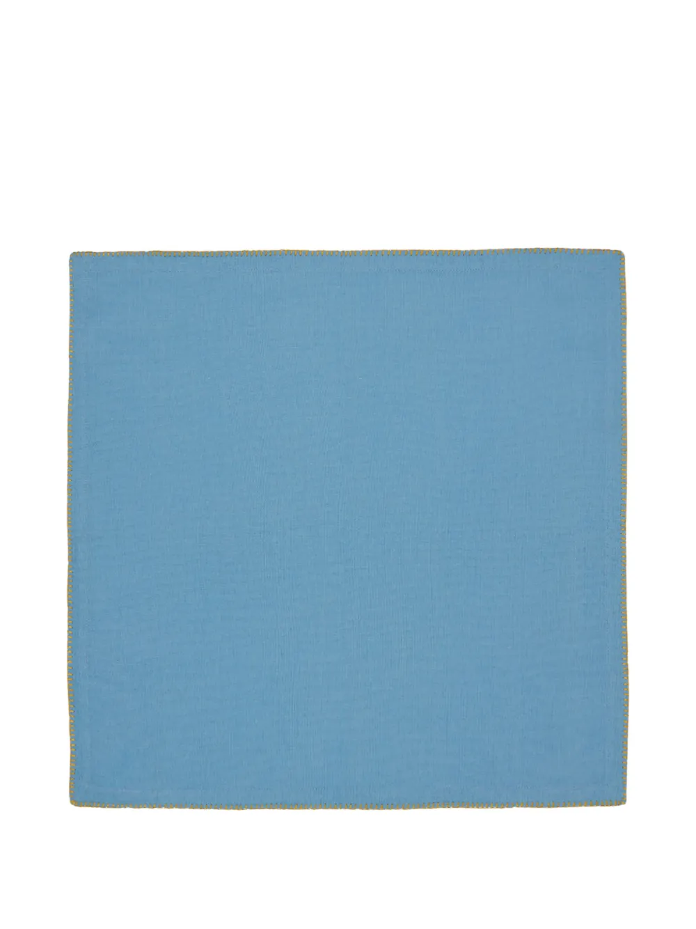 HOUSE OF CAPRICORN hand-embroidered napkin - Blau
