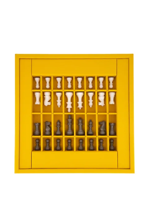 Hector Saxe juego de ajedrez de piel a cuadros