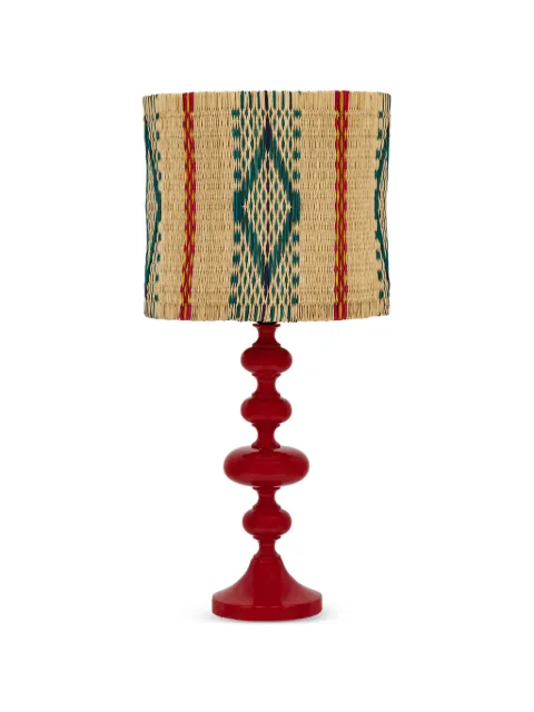 HOUSE OF CAPRICORN pantalla de lámpara de mimbre Coruche