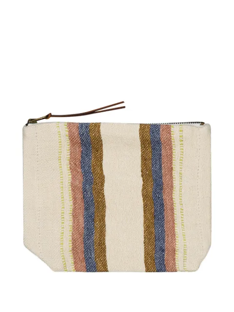 LIBECO Harlan striped pouch
