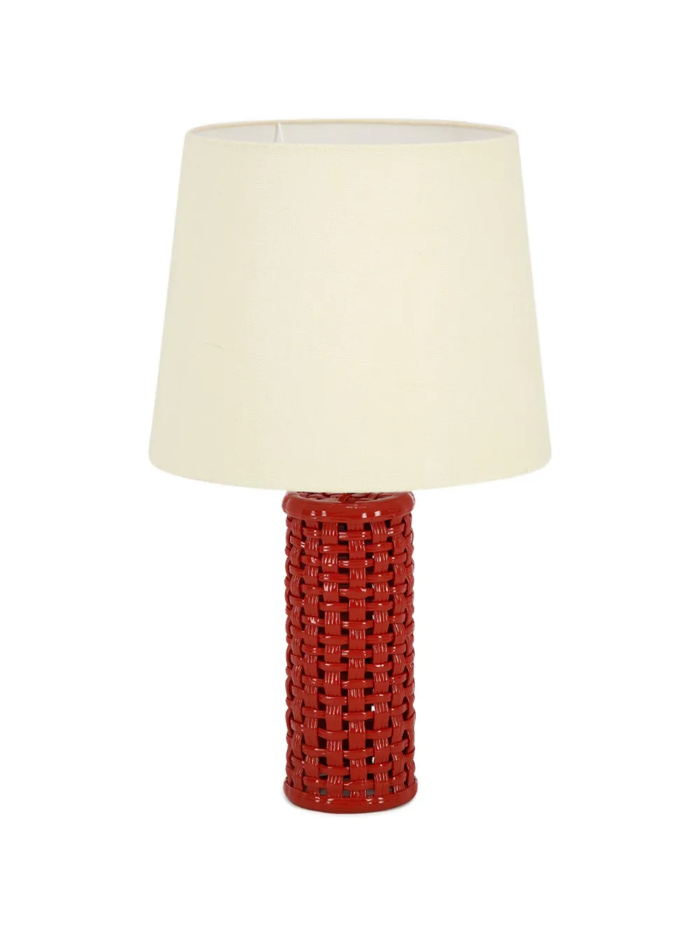 HOUSE OF CAPRICORN Base per lampada in ceramica - Rosso