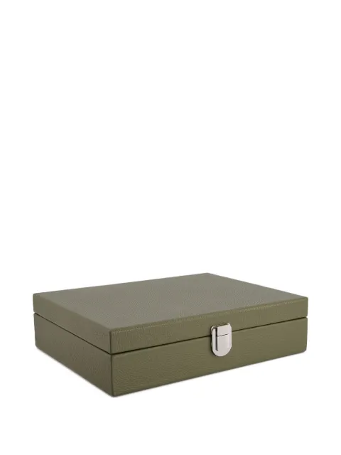 Hector Saxe leather poker set