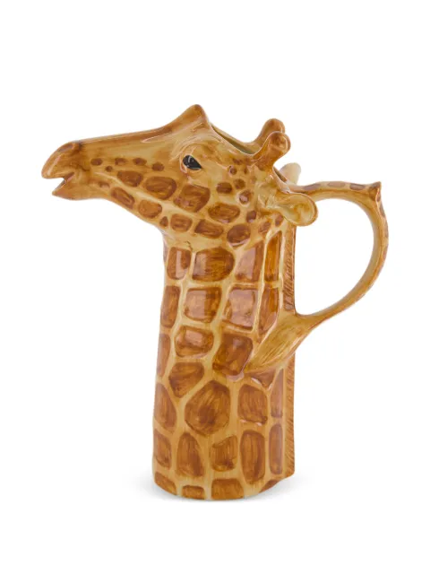 Quail Ceramics giraffe-motif jug