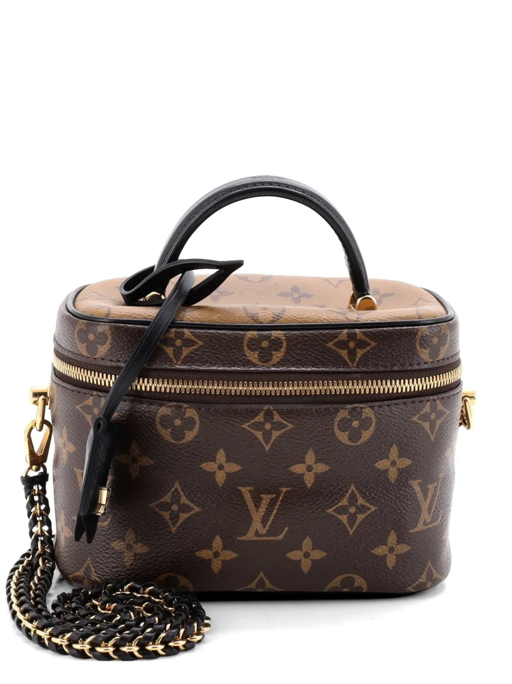Louis Vuitton Pre-Owned Vanity Handbag Reverse Monogram Canvas PM satchel - Braun