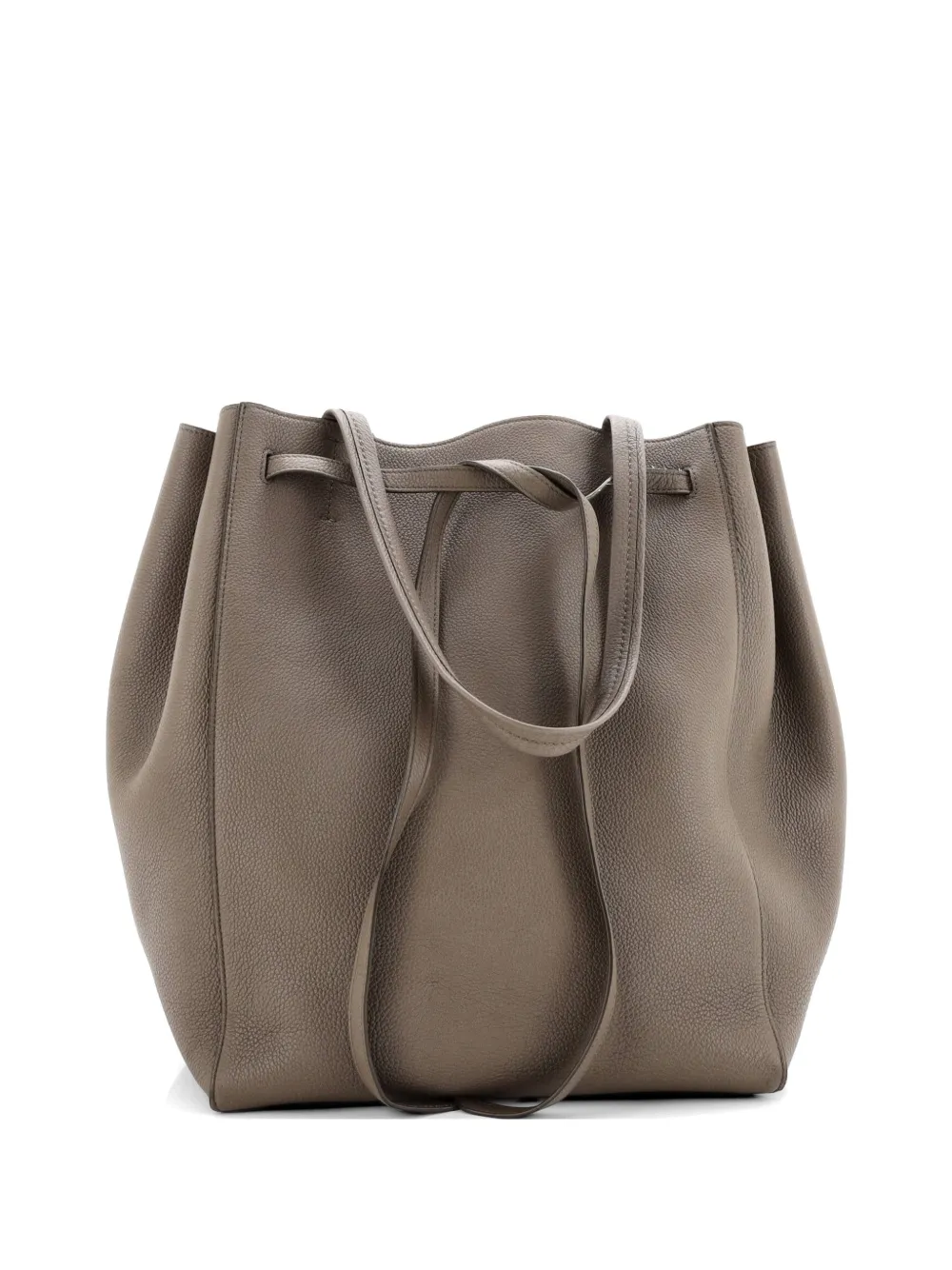 Celine Pre-Owned Phantom Tie Cabas Leather Medium tote bag - Marrone