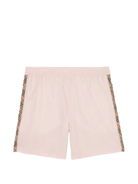 Burberry Check trim swim shorts