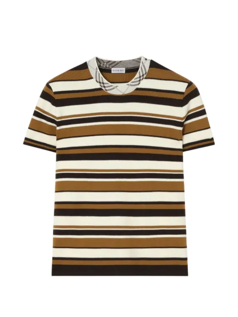 Burberry playera con motivo de rayas
