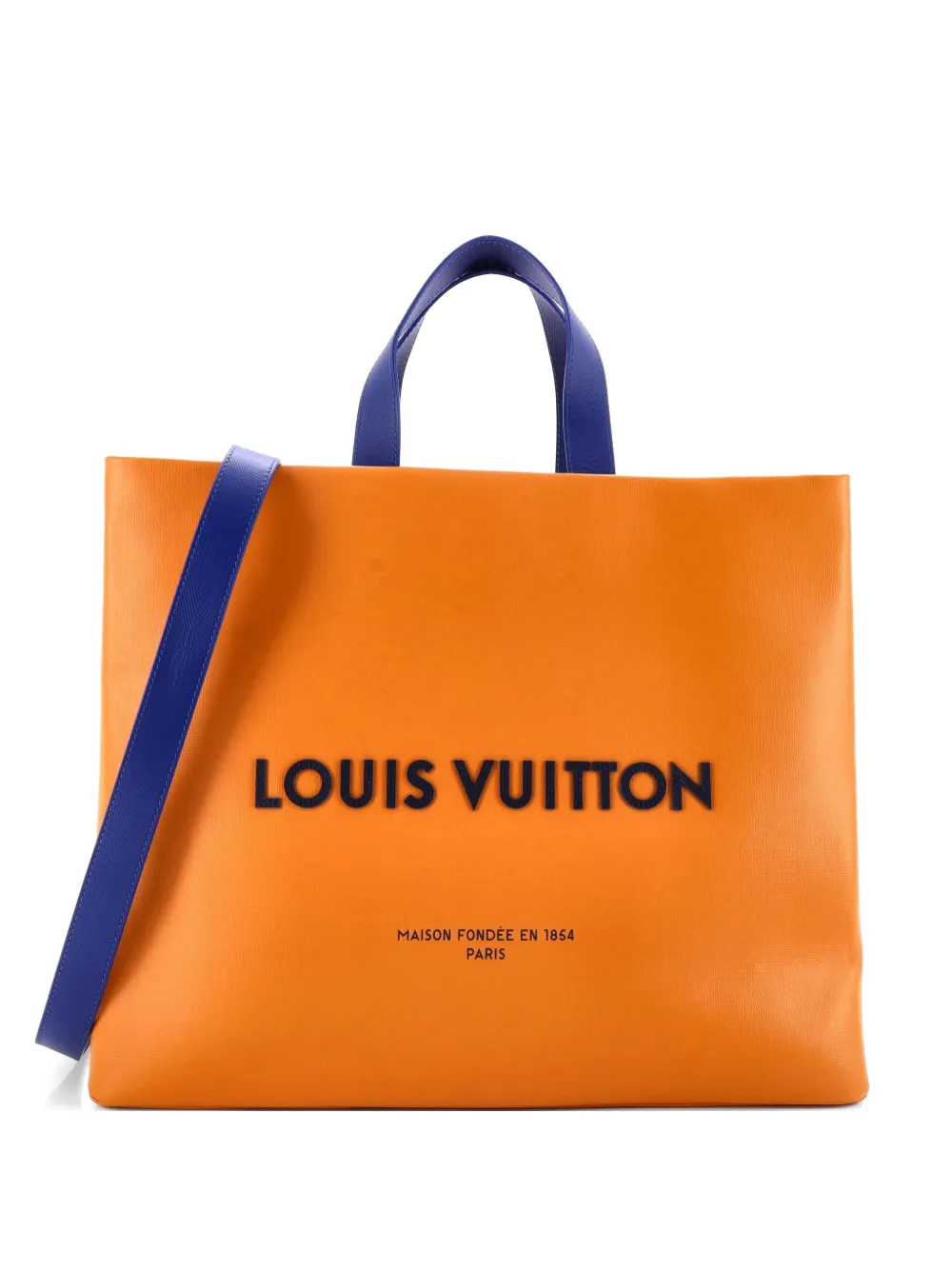 Louis Vuitton Pre-Owned Shopper Leather MM tote bag - Arancione