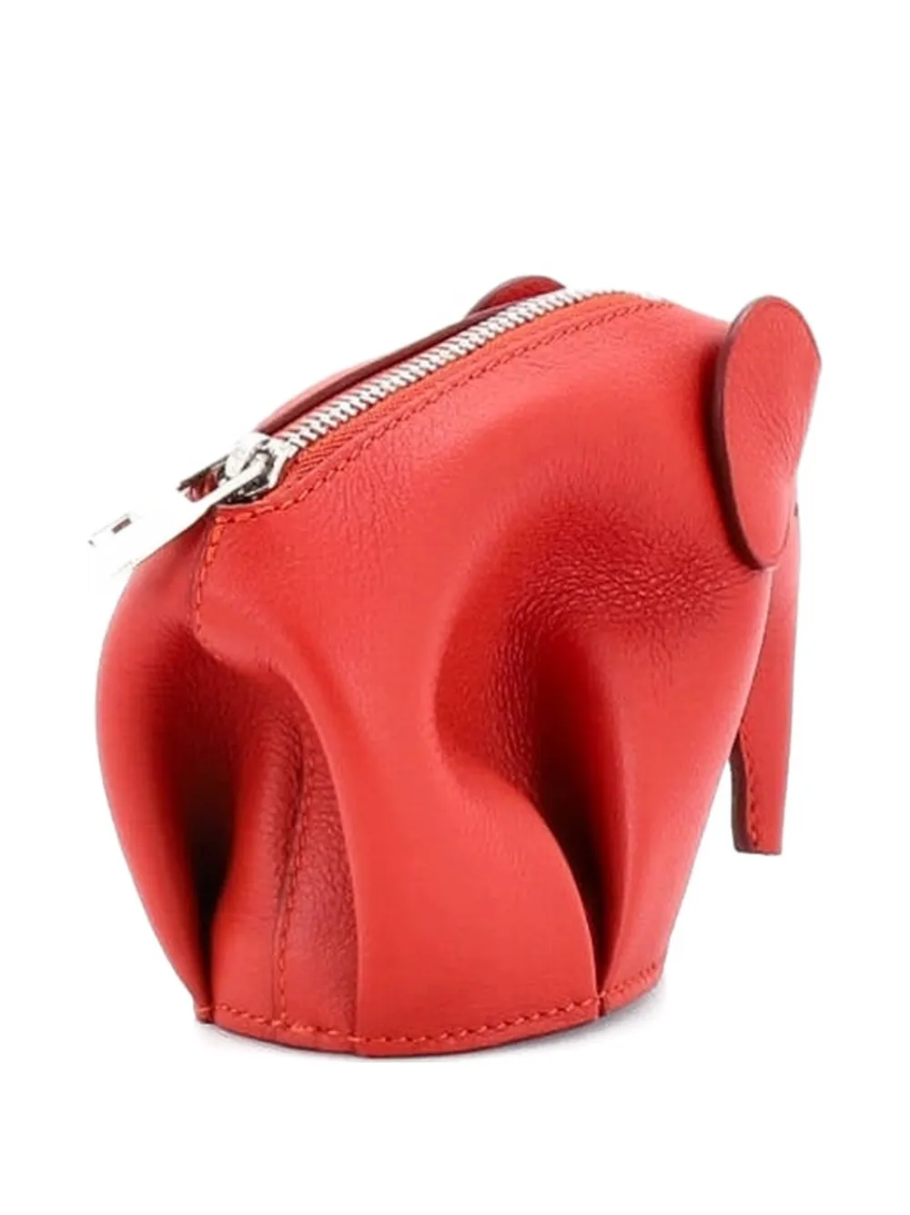 Elephant Coin Purse Leather Pouch