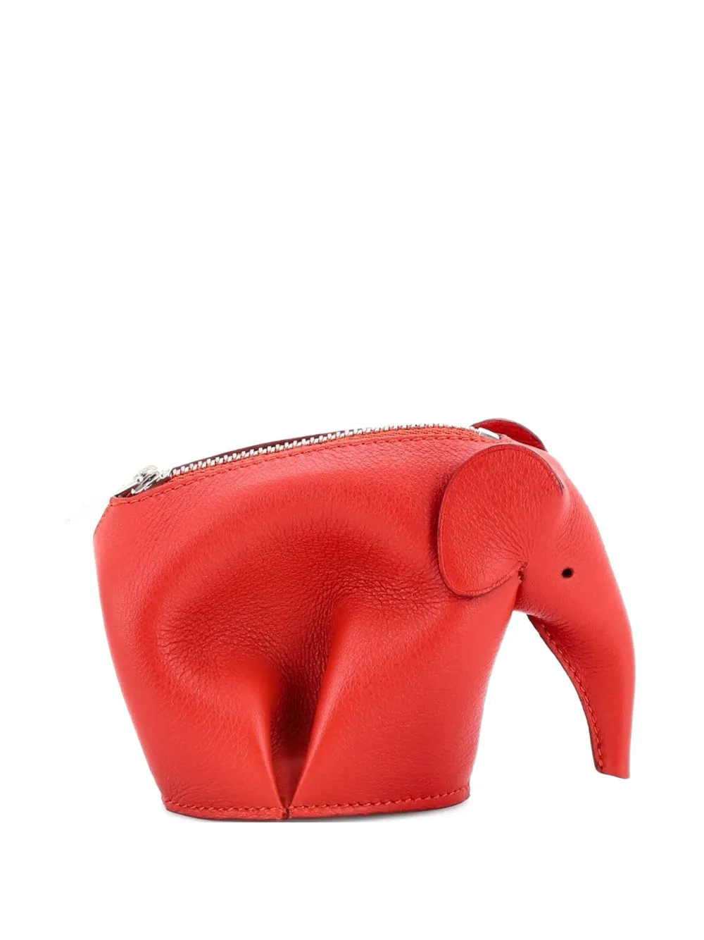 Elephant Coin Purse Leather Pouch