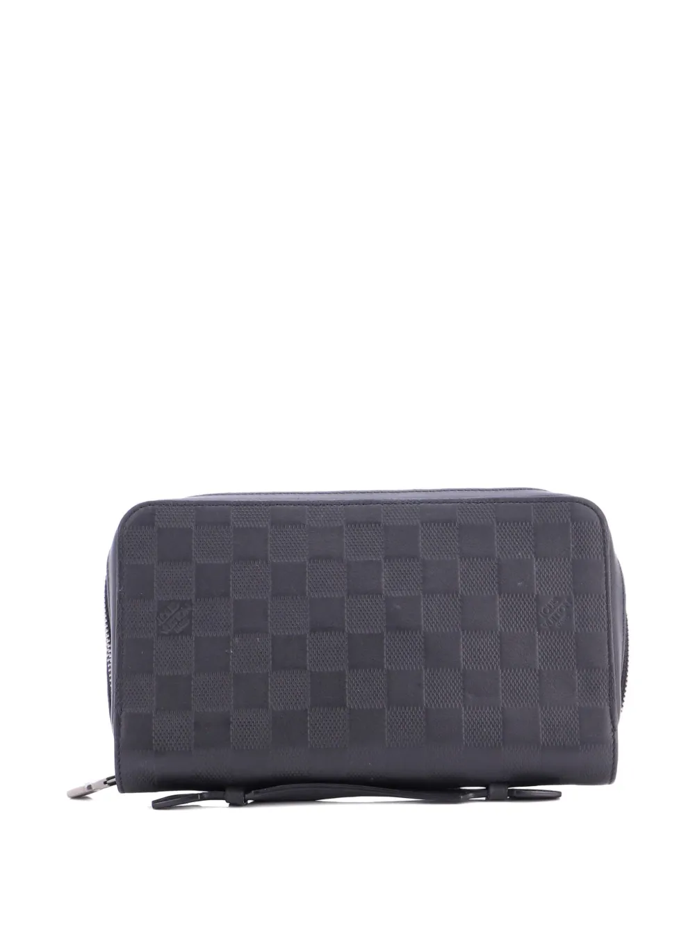 Louis Vuitton Pre-Owned Zippy Wallet Damier Infini Leather XL small wallets - Nero