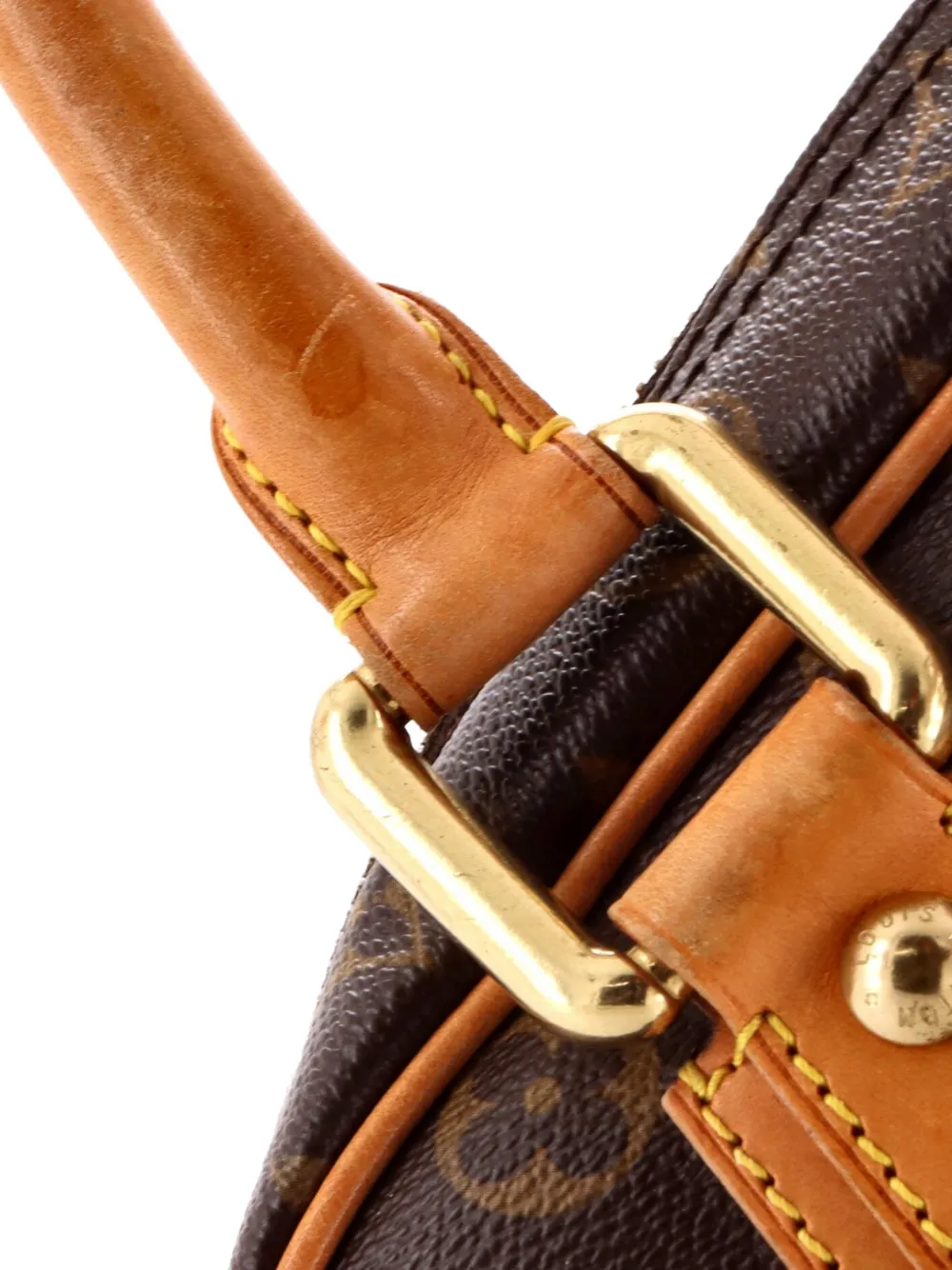 Manhattan Handbag Monogram Canvas Gm Satchel