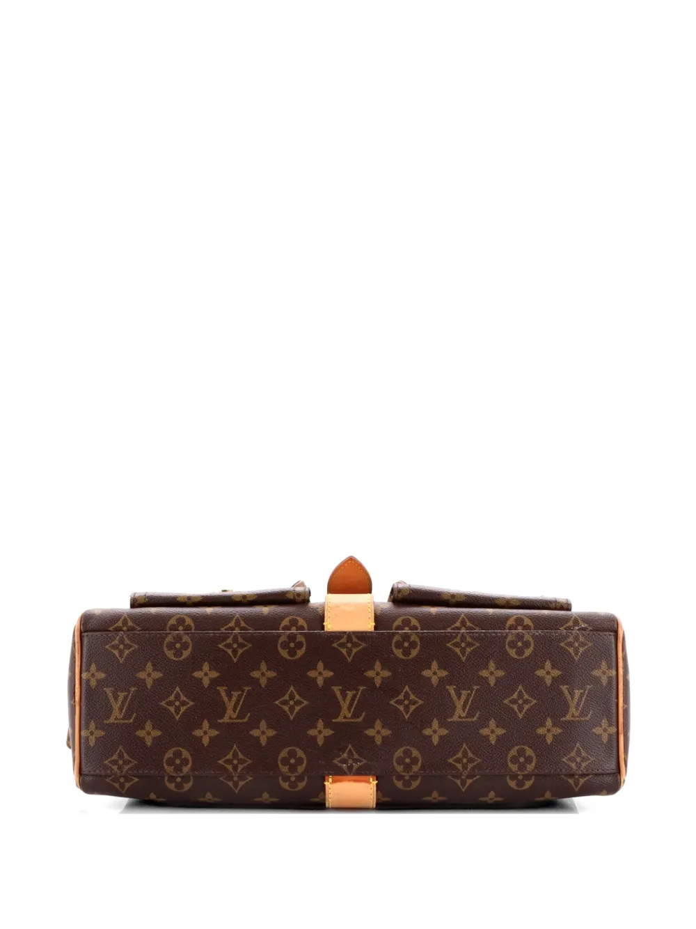 Manhattan Handbag Monogram Canvas Gm Satchel