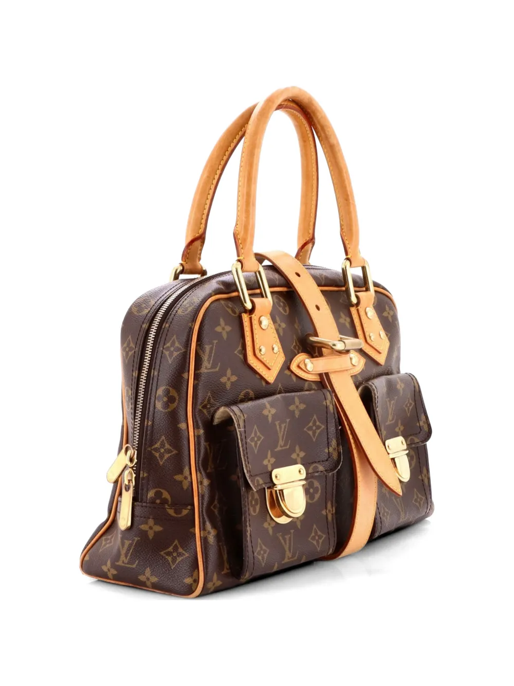 Louis Vuitton Pre-Owned Manhattan Handbag Monogram Canvas GM satchel - Marrone