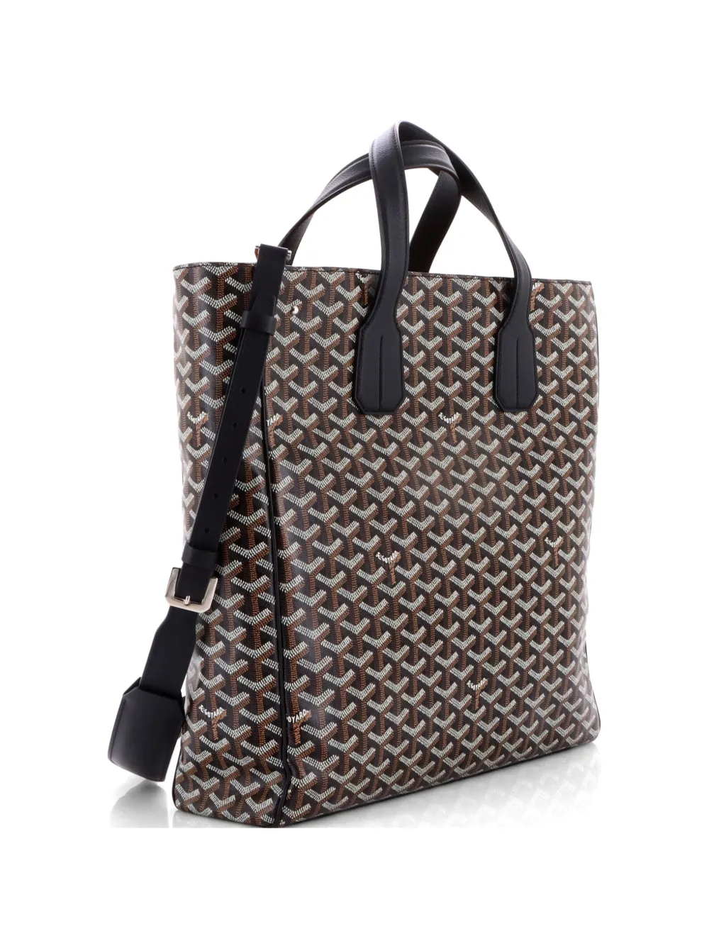Voltaire Iii Coated Canvas Tote Bag