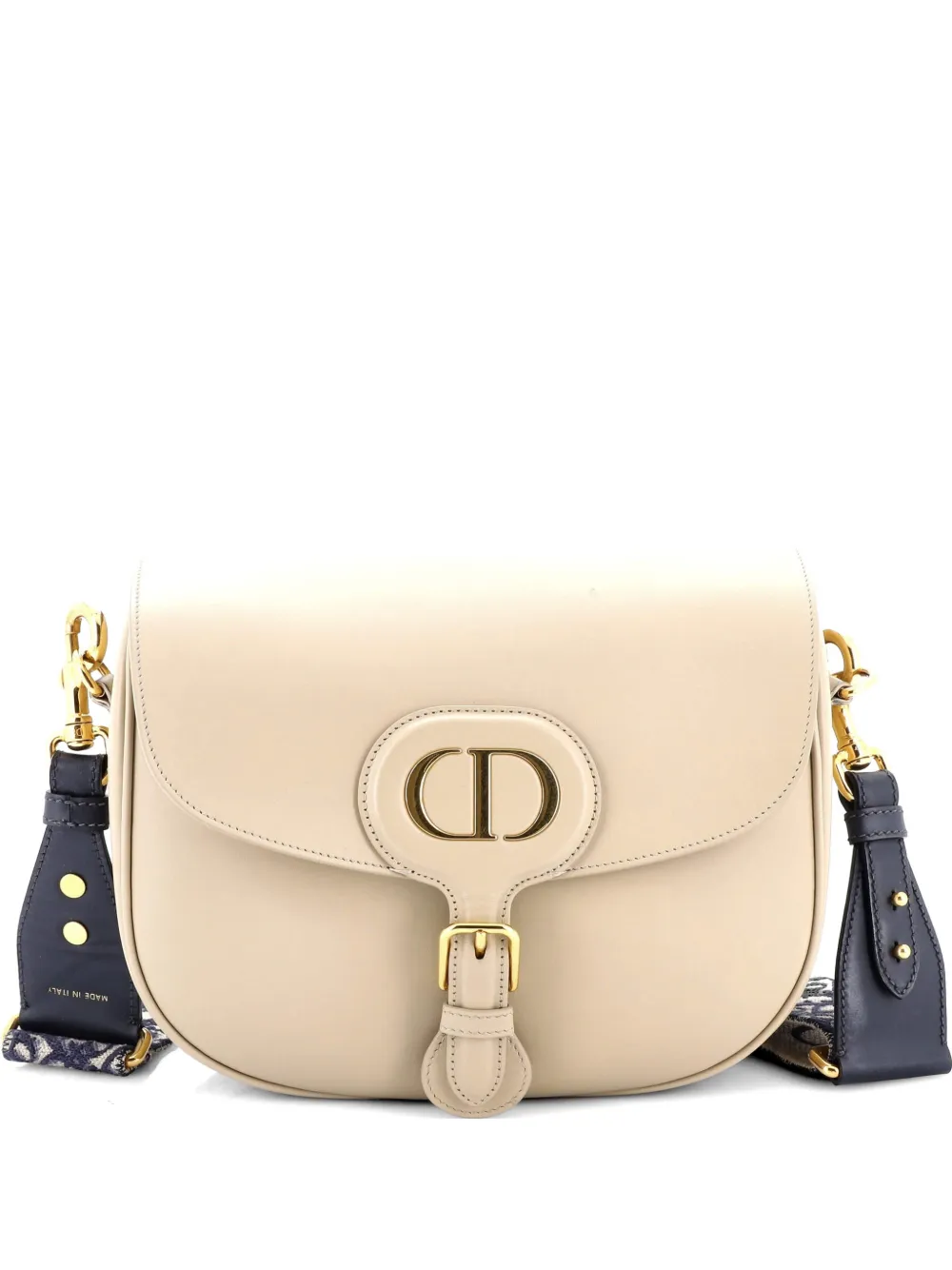 Christian Dior Pre-Owned Bobby Flap Bag Leather Large crossbody bag - Neutrals