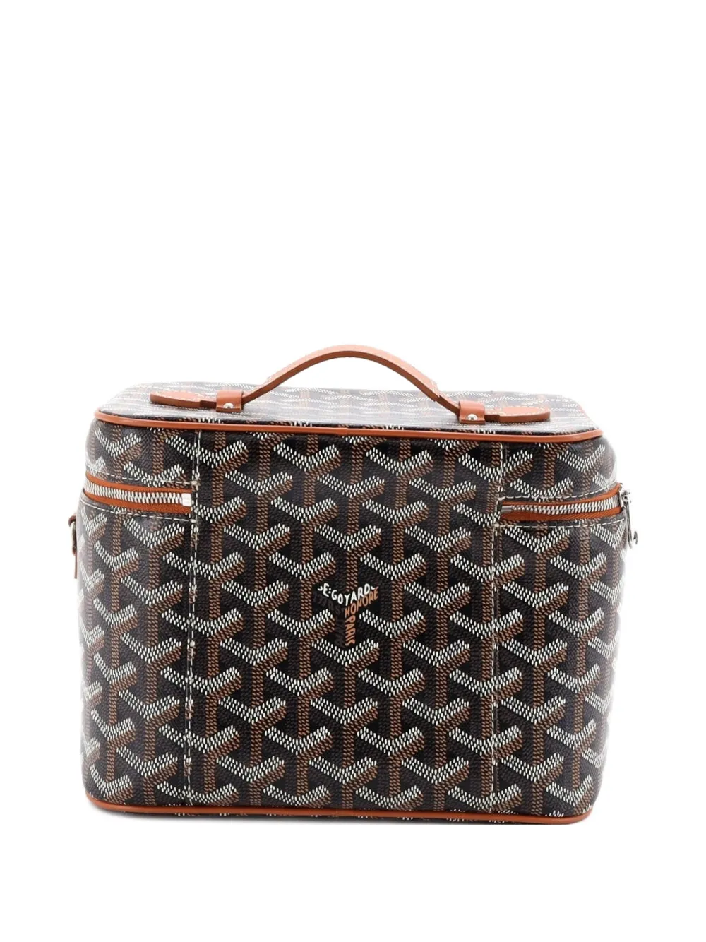 Goyard Pre-Owned Muse Vanity Case Coated Canvas Pouch | Black