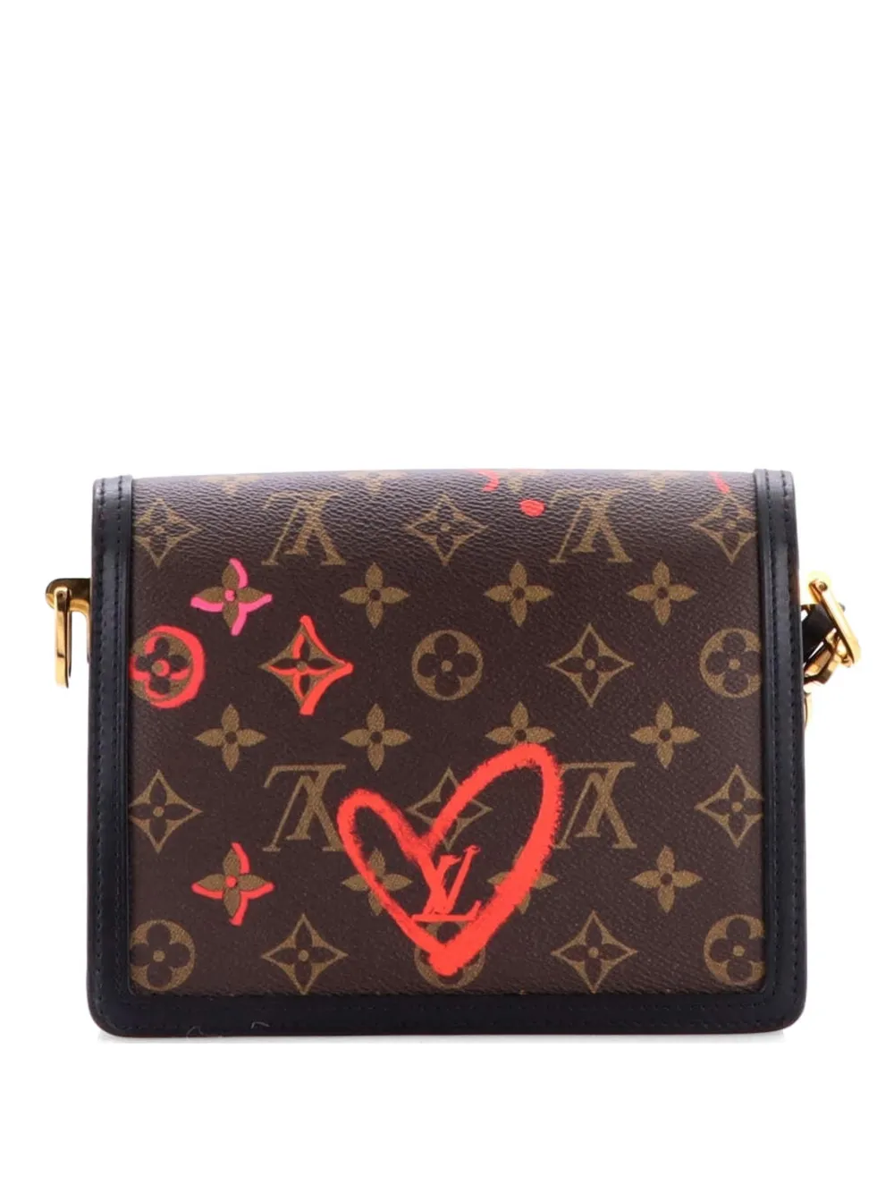 Louis Vuitton Pre-Owned Dauphine Shoulder Bag Limited Edition Fall in Love Monogram Canvas Mini crossbody bag - Marrone