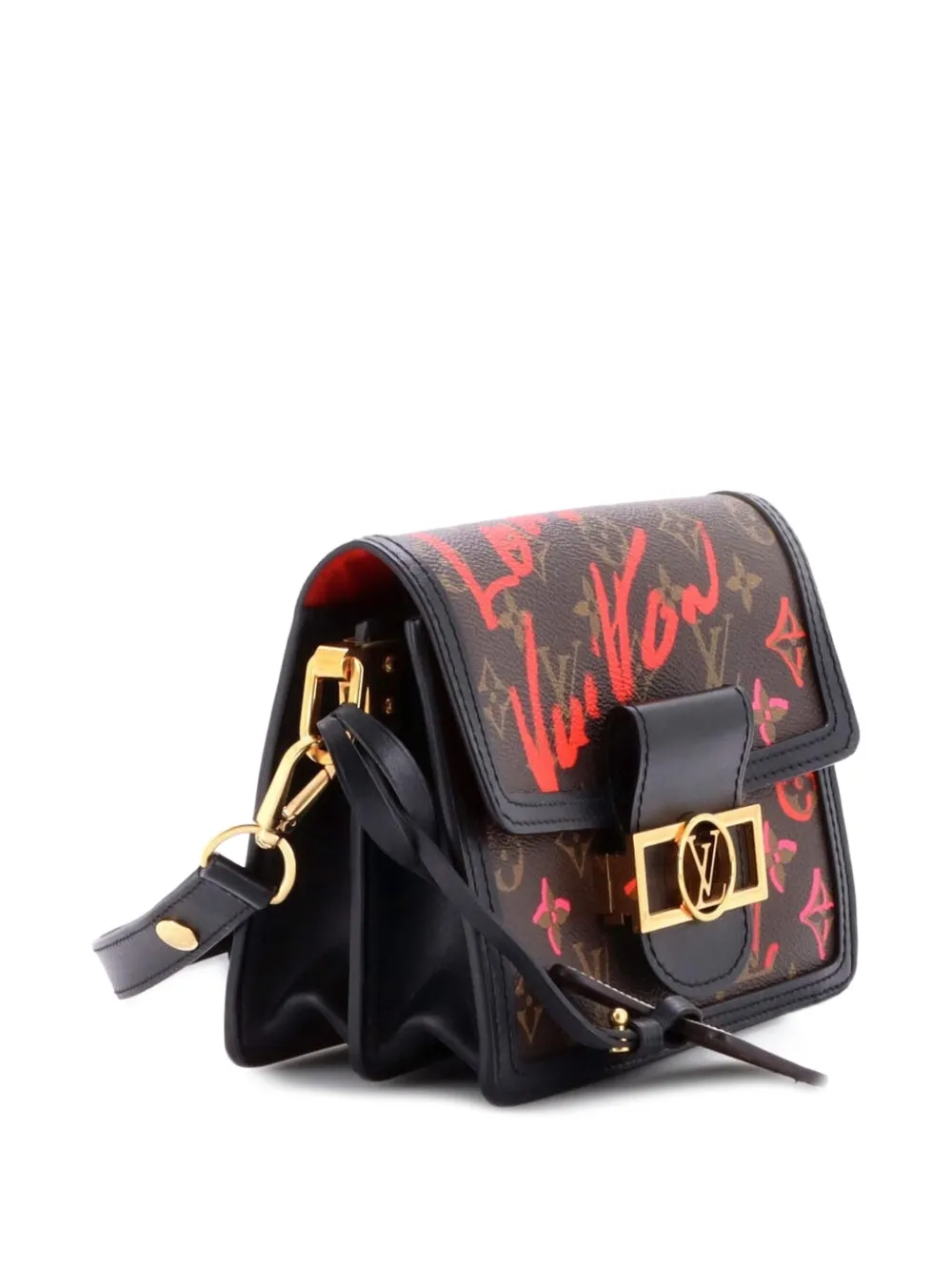 Louis Vuitton Pre-Owned Dauphine Shoulder Bag Limited Edition Fall in Love Monogram Canvas Mini crossbody bag - Marrone